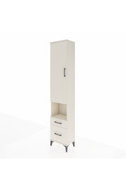 Arges Dolap 4 Raflı 2 Çekmeceli Tek Kapaklı 44x30x221 - S28M086V1A