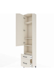 Arges Dolap 4 Raflı 2 Çekmeceli Tek Kapaklı 44x30x221 - S28M086V1A