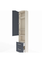 Arges Dolap 4 Raflı 2 Çekmeceli Tek Kapaklı 44x30x221 - S28M086V2A