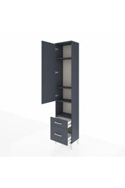 Arges Dolap 4 Raflı 2 Çekmeceli Tek Kapaklı 44x30x221 - S28M086V5A