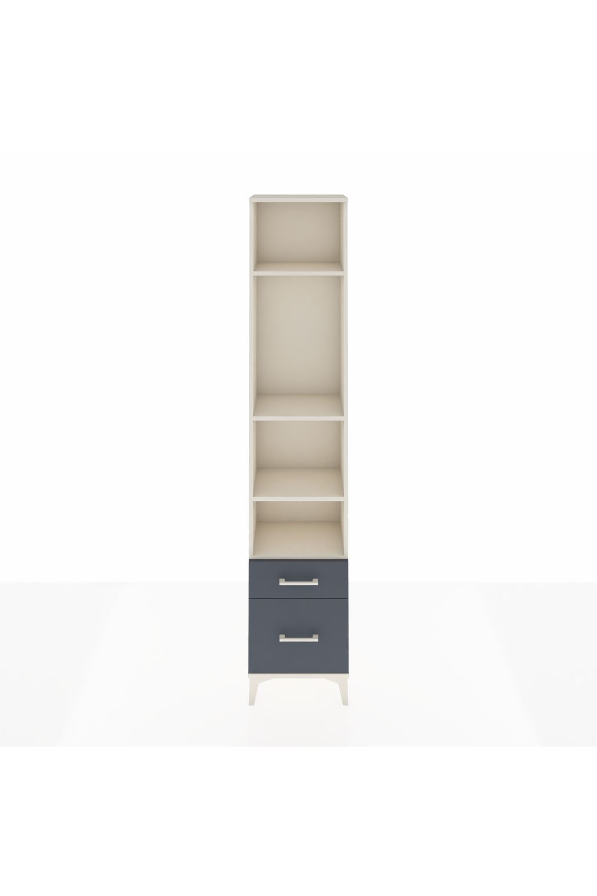 Arges Dolap 4 Raflı 2 Çekmeceli 44x30x221 - S28M087V2A