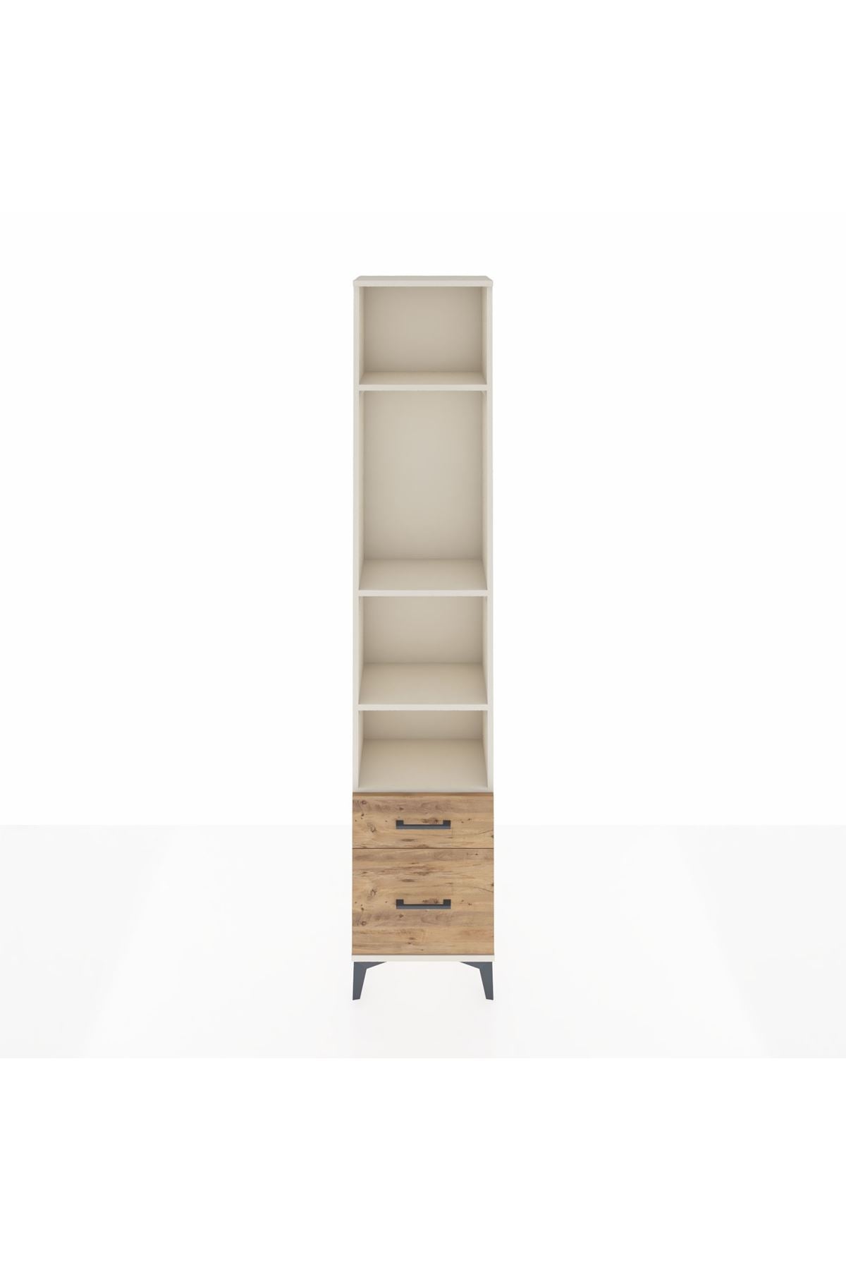 Arges Dolap 4 Raflı 2 Çekmeceli 44x30x221 - S28M087V3A