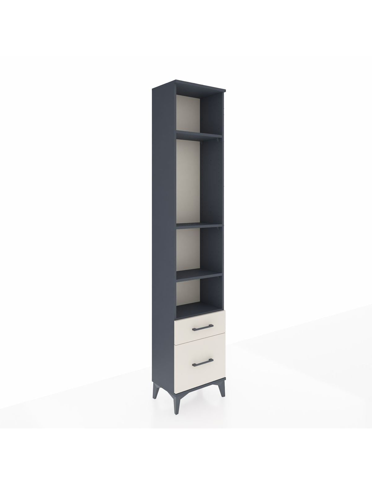 Arges Dolap 4 Raflı 2 Çekmeceli 44x30x221 - S28M087V4A