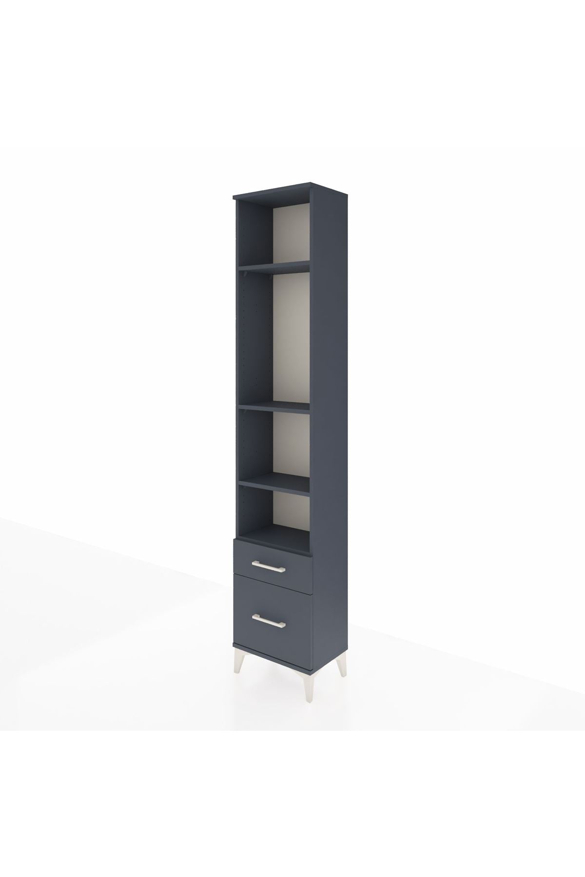 Arges Dolap 4 Raflı 2 Çekmeceli 44x30x221 - S28M087V5A