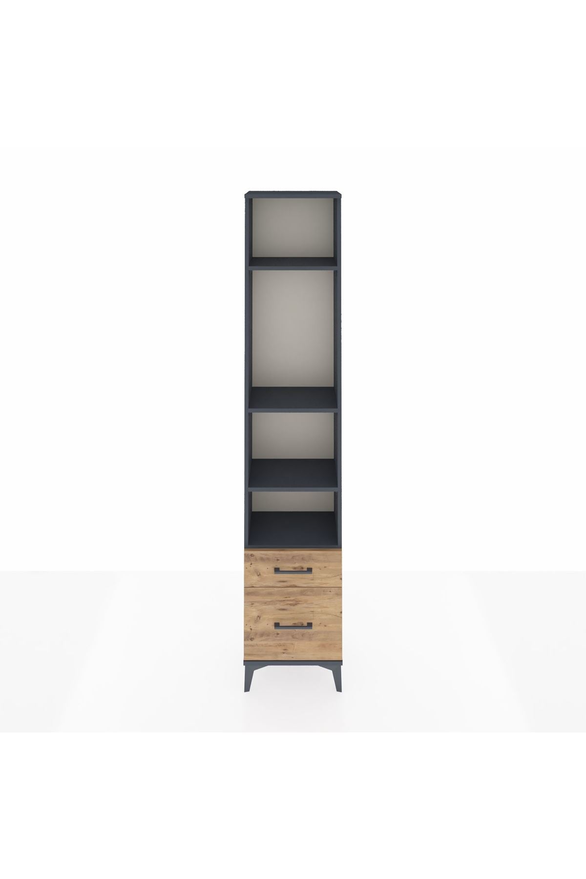 Arges Dolap 4 Raflı 2 Çekmeceli 44x30x221 - S28M087V6A