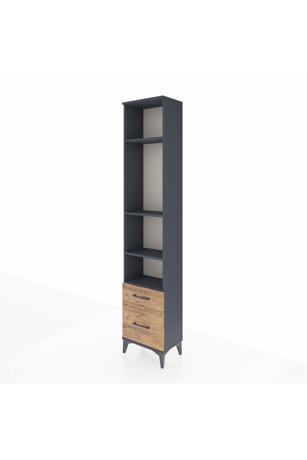 Arges Dolap 4 Raflı 2 Çekmeceli 44x30x221 - S28M087V6A