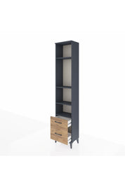 Arges Dolap 4 Raflı 2 Çekmeceli 44x30x221 - S28M087V6A