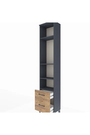 Arges Dolap 4 Raflı 2 Çekmeceli 44x30x221 - S28M087V6A