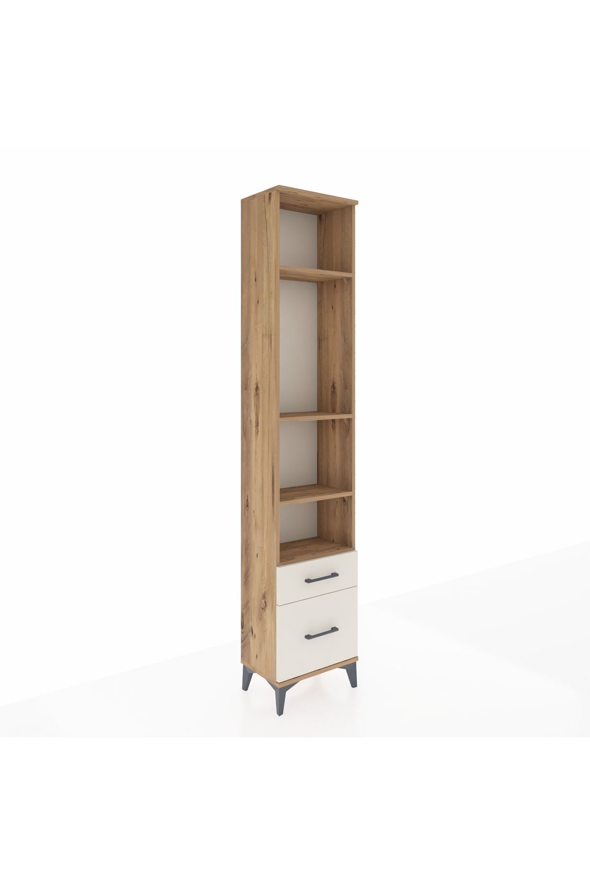 Arges Dolap 4 Raflı 2 Çekmeceli 44x30x221 - S28M087V7A