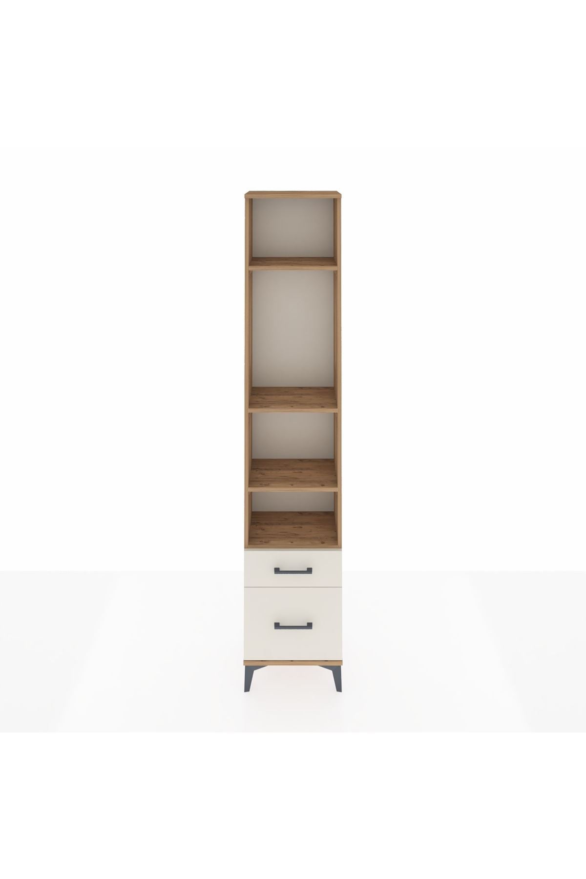 Arges Dolap 4 Raflı 2 Çekmeceli 44x30x221 - S28M087V7A
