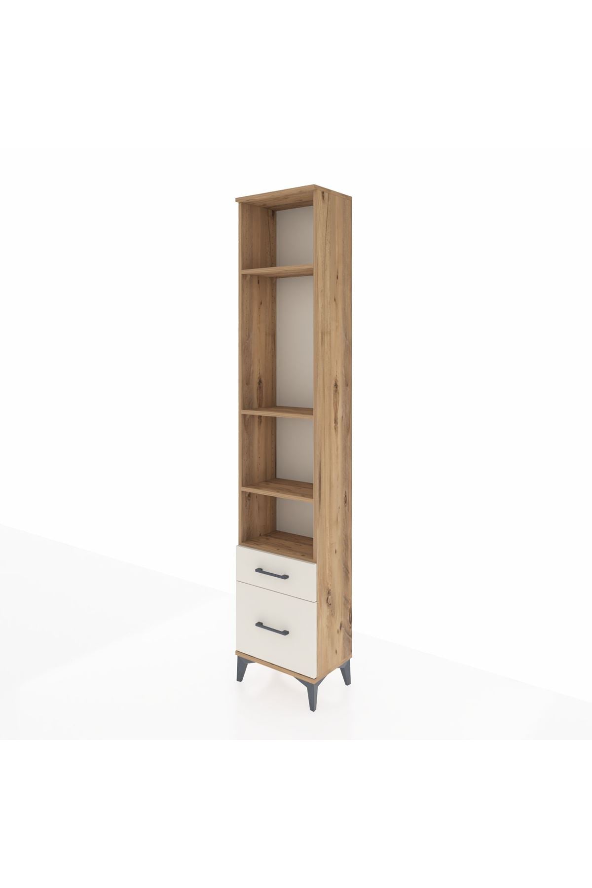 Arges Dolap 4 Raflı 2 Çekmeceli 44x30x221 - S28M087V7A