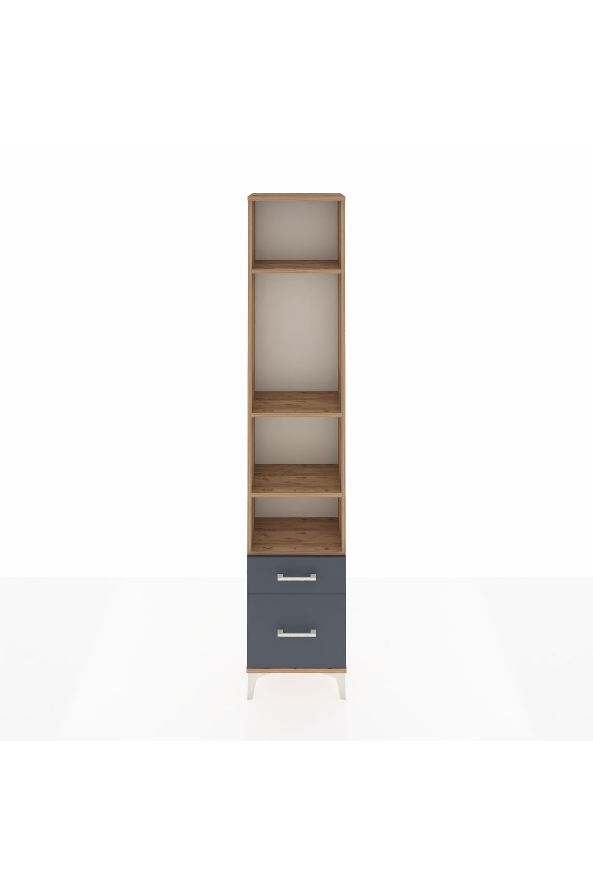 Arges Dolap 4 Raflı 2 Çekmeceli 44x30x221 - S28M087V8A