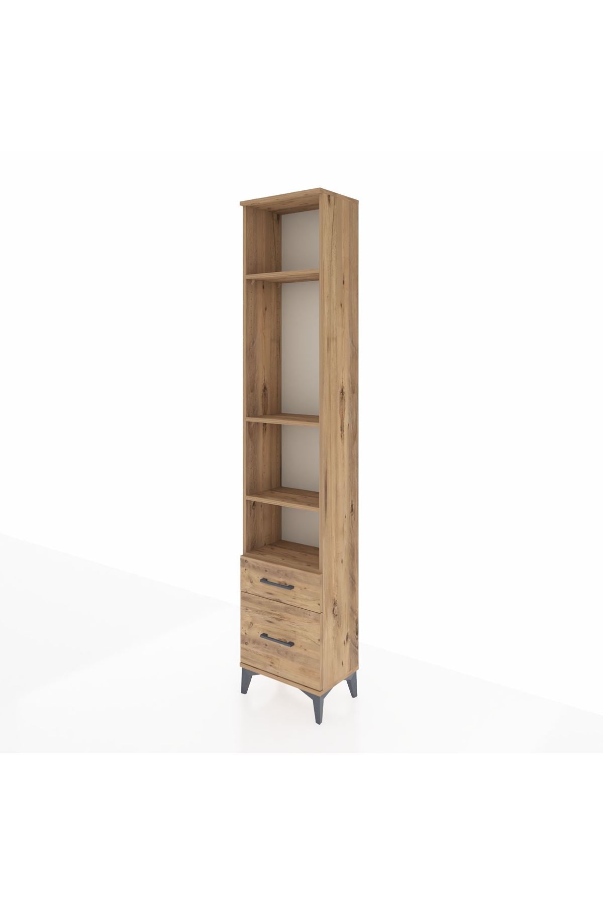 Arges Dolap 4 Raflı 2 Çekmeceli 44x30x221 - S28M087V9A