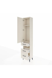 Arges Dolap 3 Raflı 3 Çekmeceli Tek Askılı 44x30x221 - S28M088V1A