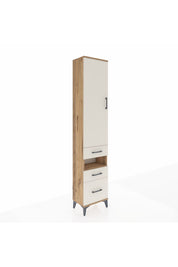 Arges Dolap 3 Raflı 3 Çekmeceli Tek Askılı 44x30x221 - S28M088V7A