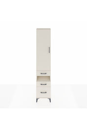 Arges Dolap 4 Raflı 3 Çekmeceli Tek Kapaklı 44x30x221 - S28M089V1A