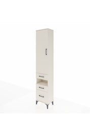 Arges Dolap 4 Raflı 3 Çekmeceli Tek Kapaklı 44x30x221 - S28M089V1A