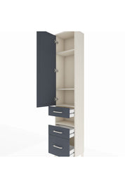 Arges Dolap 4 Raflı 3 Çekmeceli Tek Kapaklı 44x30x221 - S28M089V2A