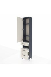 Arges Dolap 4 Raflı 3 Çekmeceli Tek Kapaklı 44x30x221 - S28M089V4A