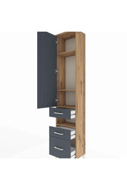 Arges Dolap 4 Raflı 3 Çekmeceli Tek Kapaklı 44x30x221 - S28M089V8A