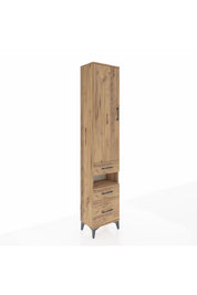 Arges Dolap 4 Raflı 3 Çekmeceli Tek Kapaklı 44x30x221 - S28M089V9A