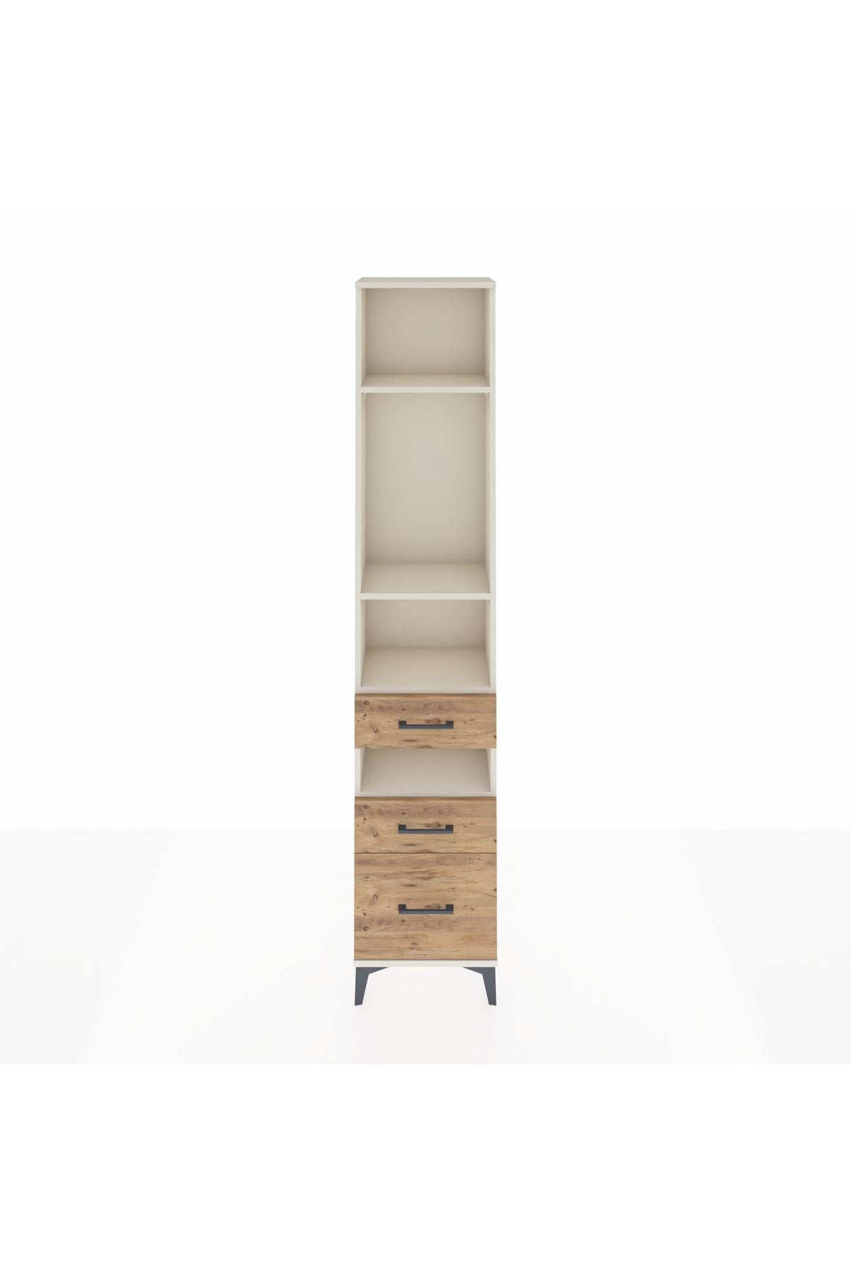 Arges Dolap 4 Raflı 3 Çekmeceli 44x30x221 - S28M090V3A