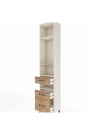 Arges Dolap 4 Raflı 3 Çekmeceli 44x30x221 - S28M090V3A