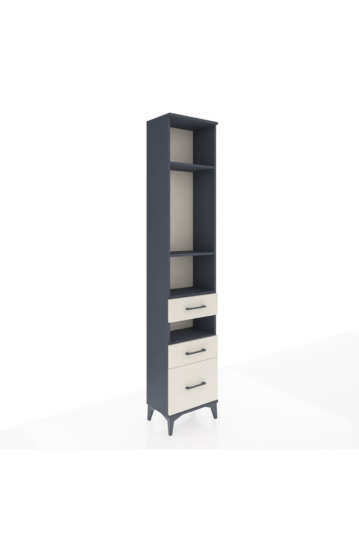 Arges Dolap 4 Raflı 3 Çekmeceli 44x30x221 - S28M090V4A