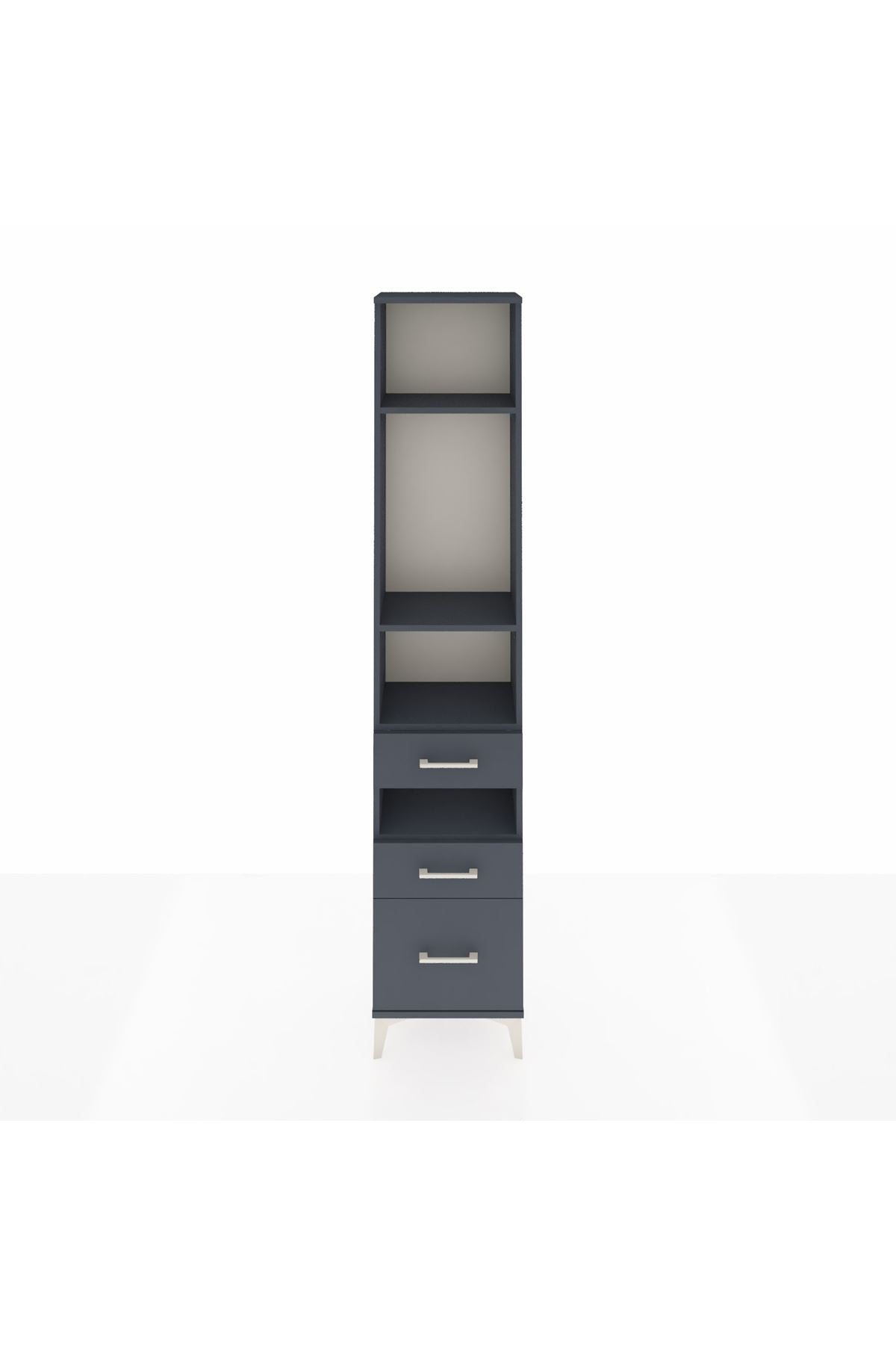 Arges Dolap 4 Raflı 3 Çekmeceli 44x30x221 - S28M090V5A