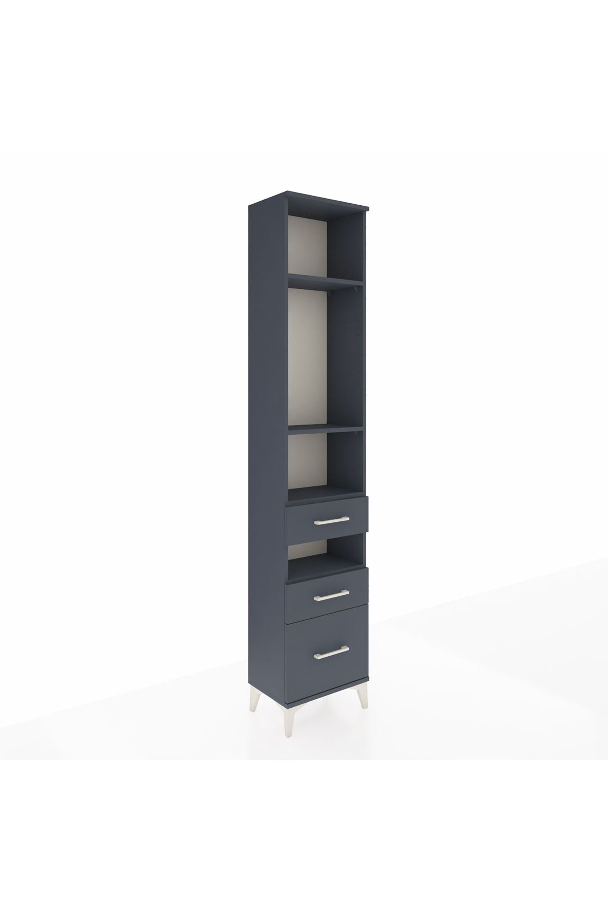 Arges Dolap 4 Raflı 3 Çekmeceli 44x30x221 - S28M090V5A