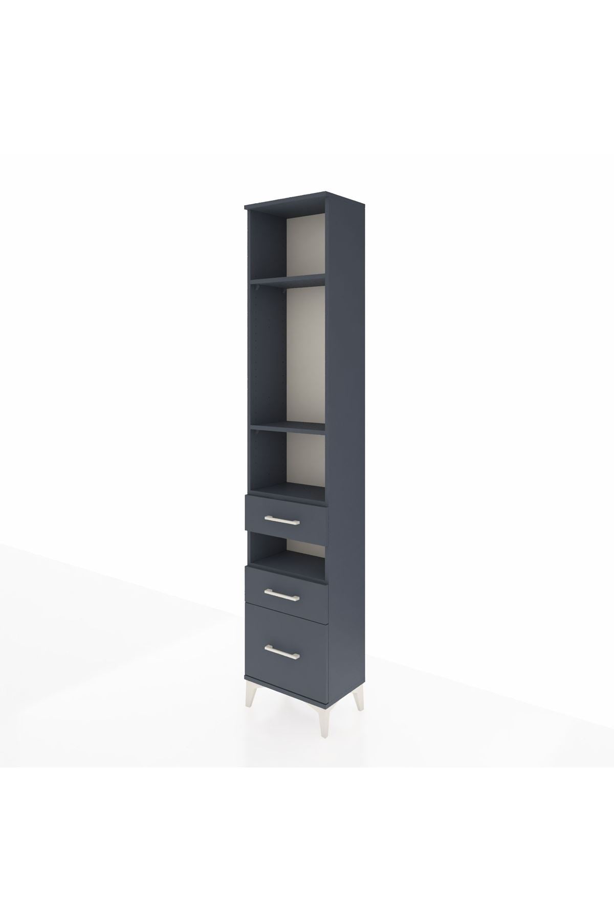 Arges Dolap 4 Raflı 3 Çekmeceli 44x30x221 - S28M090V5A