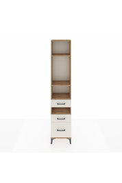 Arges Dolap 4 Raflı 3 Çekmeceli 44x30x221 - S28M090V7A