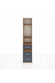 Arges Dolap 4 Raflı 3 Çekmeceli 44x30x221 - S28M090V8A
