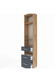 Arges Dolap 4 Raflı 3 Çekmeceli 44x30x221 - S28M090V8A
