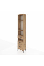 Arges Dolap 4 Raflı 3 Çekmeceli 44x30x221 - S28M090V9A