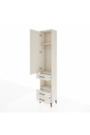 Arges Dolap 3 Raflı 3 Çekmeceli Tek Askılı 44x30x221 - S28M091V1A
