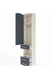 Arges Dolap 3 Raflı 3 Çekmeceli Tek Askılı 44x30x221 - S28M091V2A