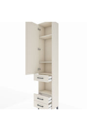 Arges Dolap 4 Raflı 3 Çekmeceli Tek Kapaklı 44x30x221 - S28M092V1A