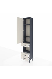 Arges Dolap 4 Raflı 3 Çekmeceli Tek Kapaklı 44x30x221 - S28M092V4A