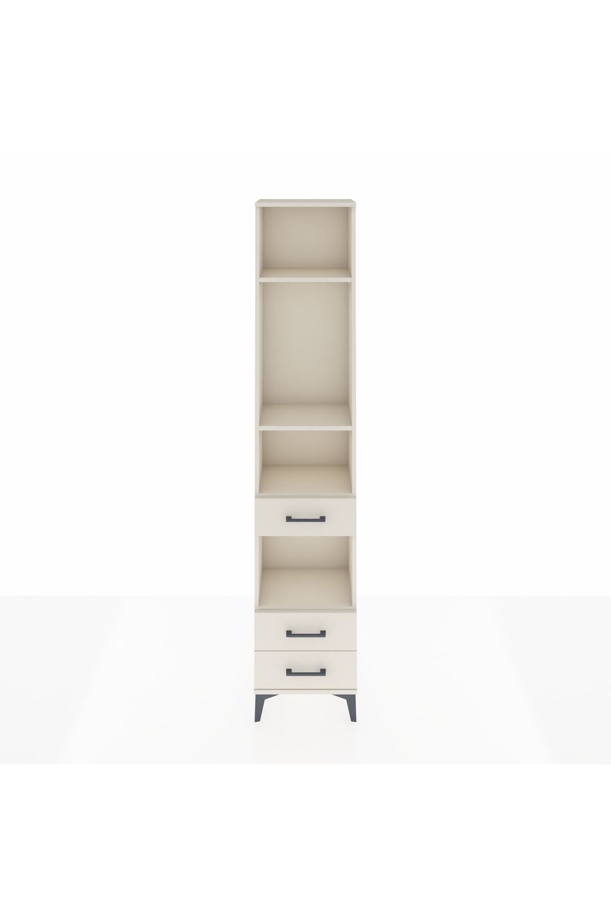 Arges Dolap 4 Raflı 3 Çekmeceli 44x30x221 - S28M093V1A