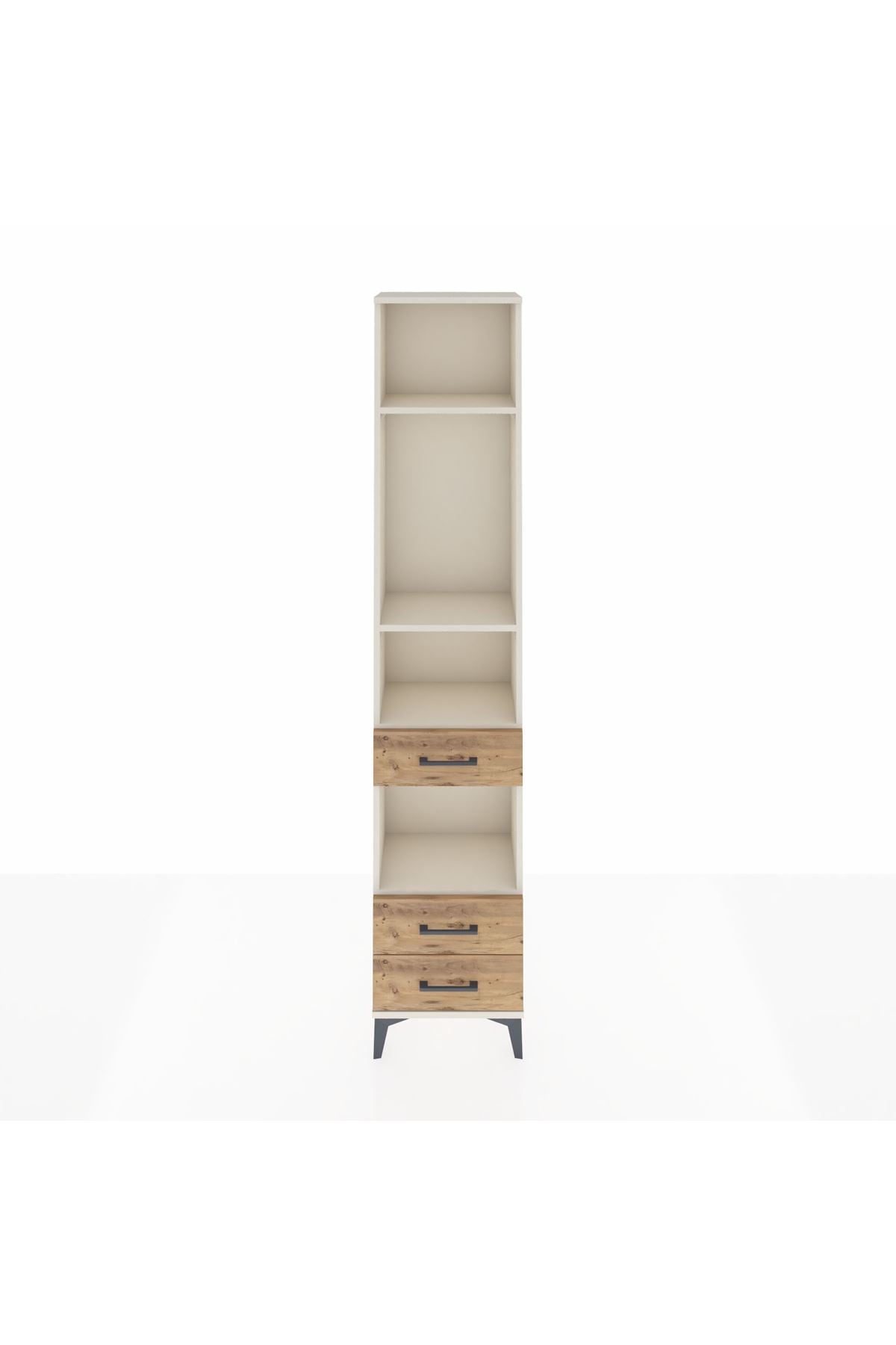 Arges Dolap 4 Raflı 3 Çekmeceli 44x30x221 - S28M093V3A