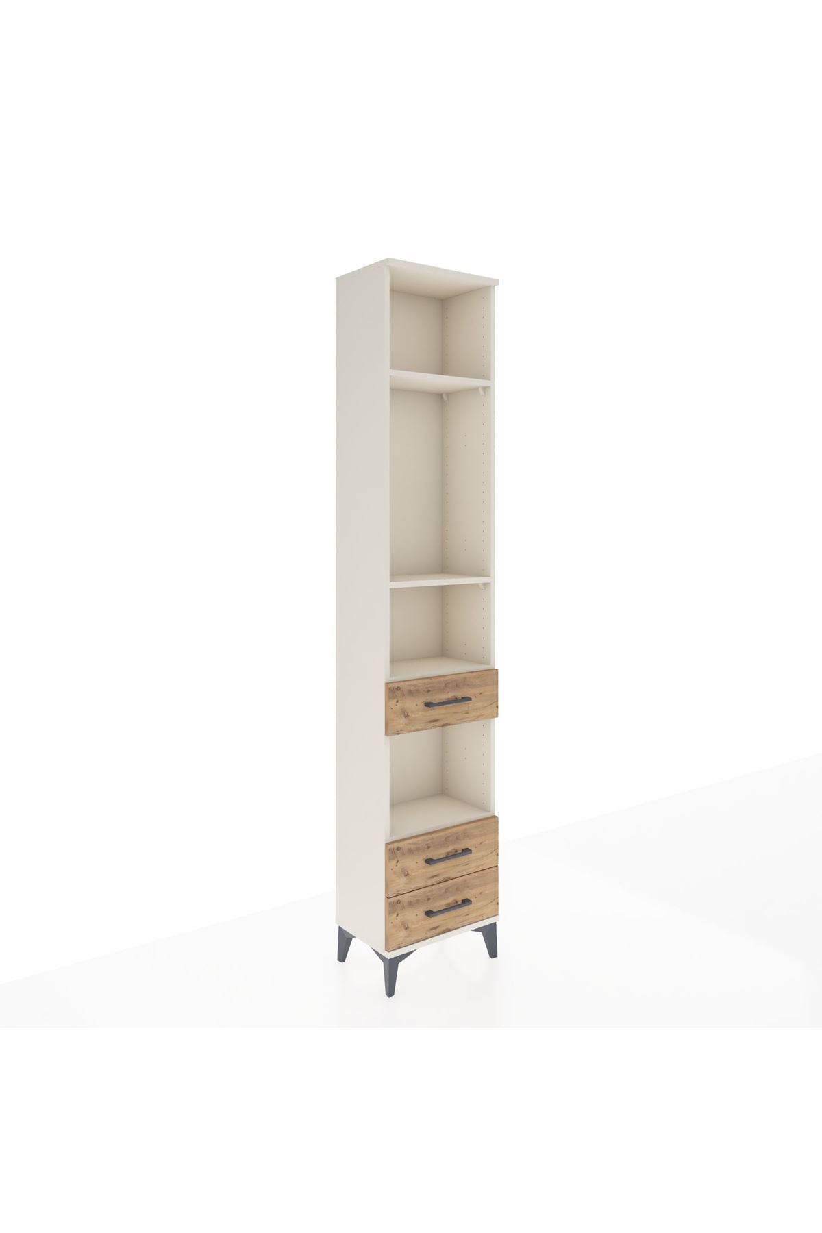 Arges Dolap 4 Raflı 3 Çekmeceli 44x30x221 - S28M093V3A