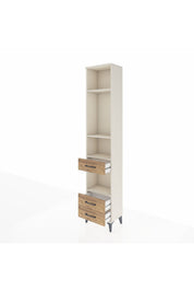 Arges Dolap 4 Raflı 3 Çekmeceli 44x30x221 - S28M093V3A