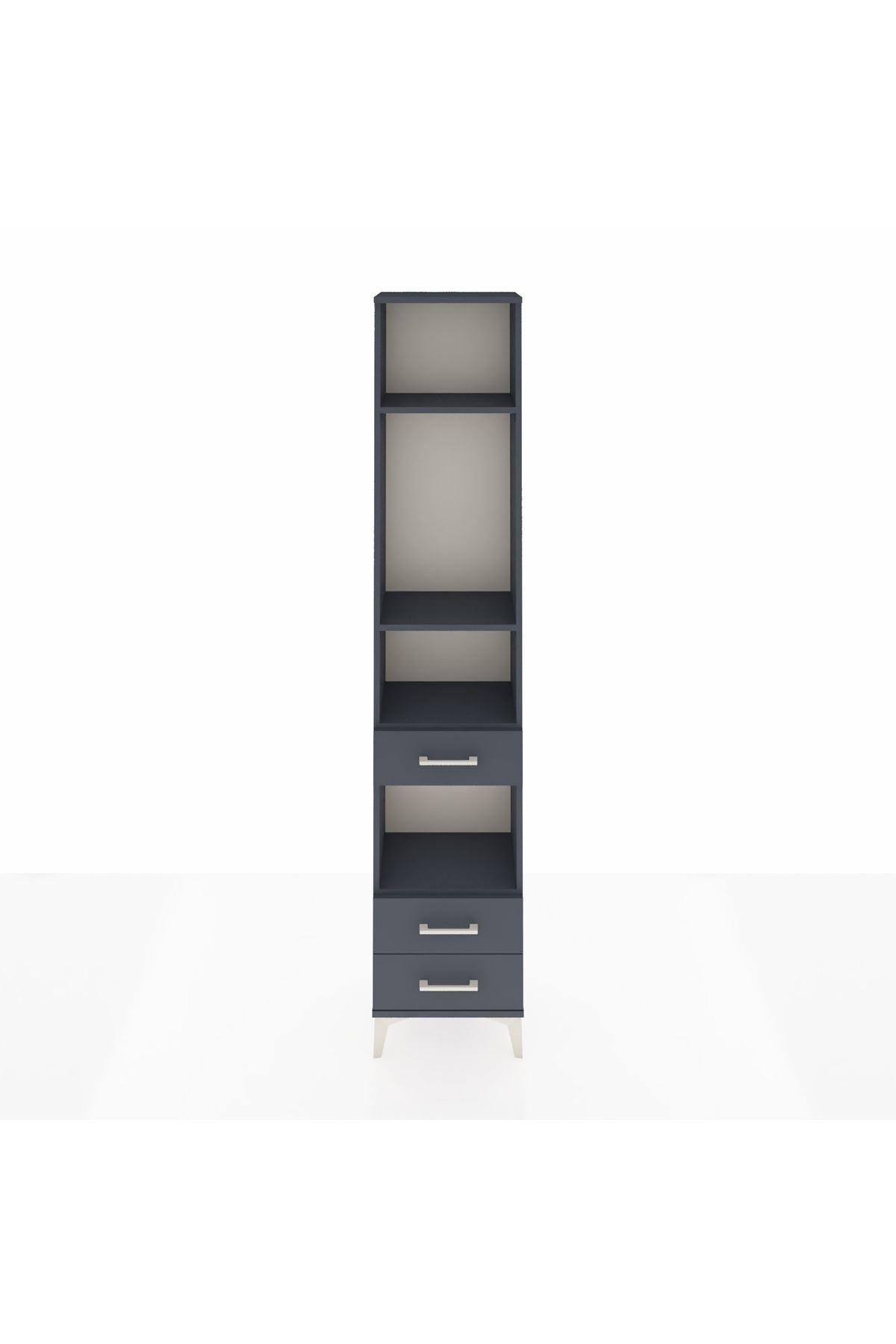 Arges Dolap 4 Raflı 3 Çekmeceli 44x30x221 - S28M093V5A