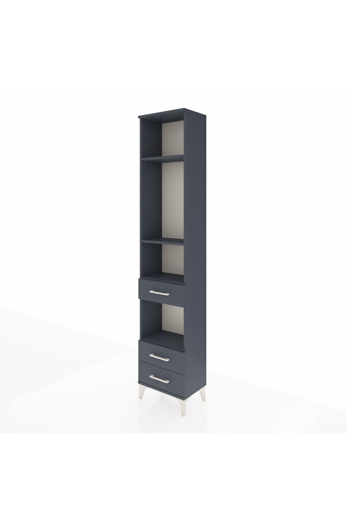 Arges Dolap 4 Raflı 3 Çekmeceli 44x30x221 - S28M093V5A