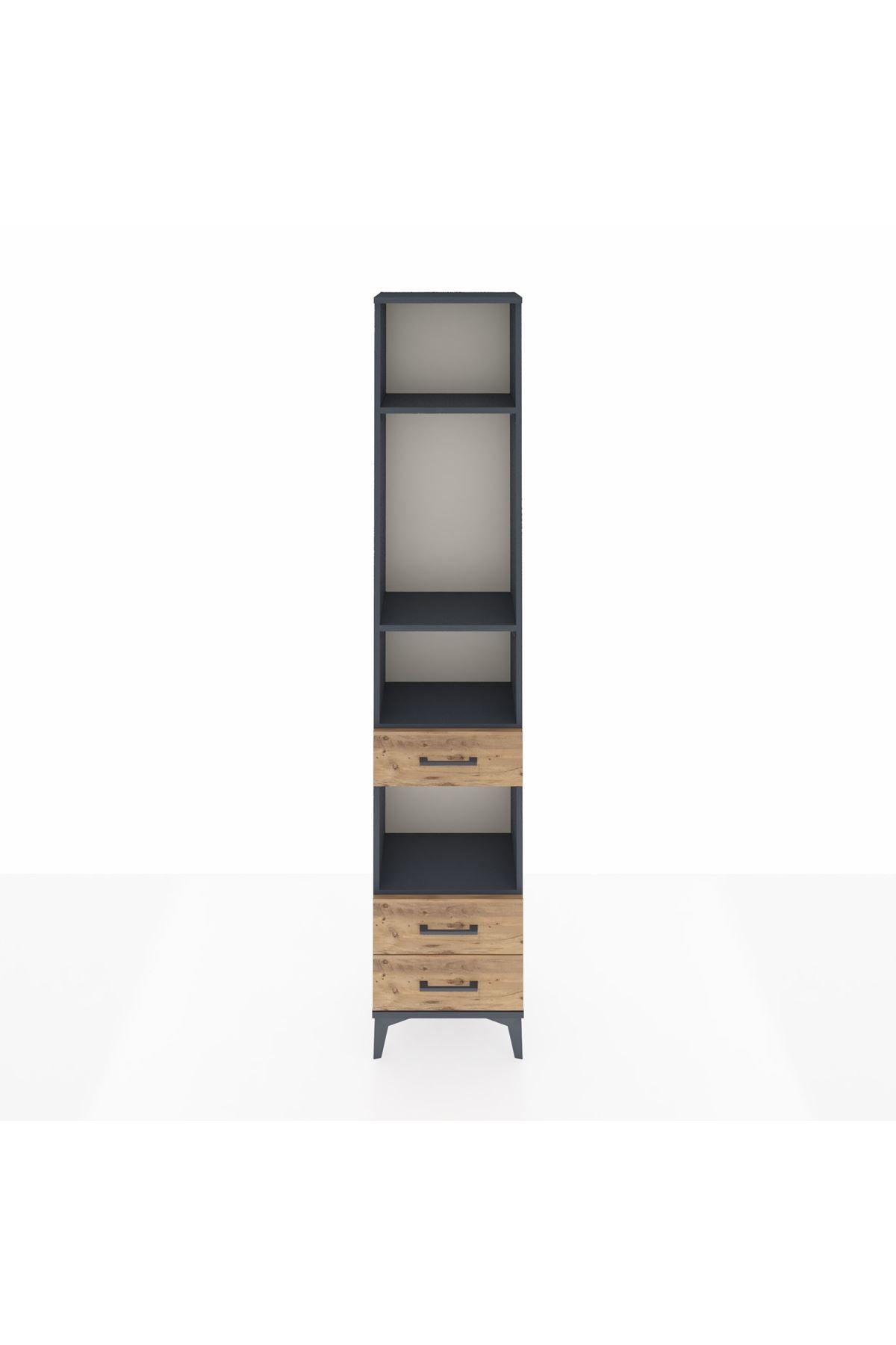 Arges Dolap 4 Raflı 3 Çekmeceli 44x30x221 - S28M093V6A