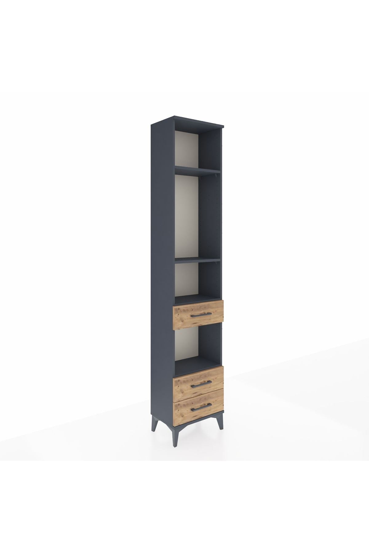 Arges Dolap 4 Raflı 3 Çekmeceli 44x30x221 - S28M093V6A