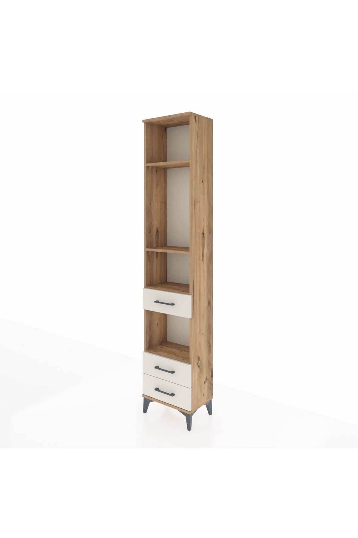 Arges Dolap 4 Raflı 3 Çekmeceli 44x30x221 - S28M093V7A