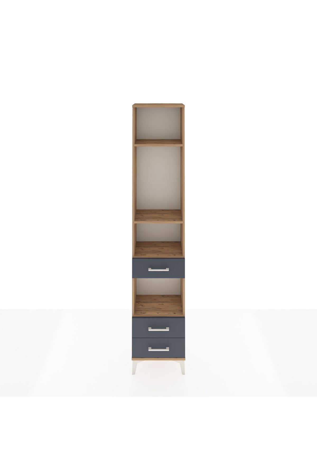 Arges Dolap 4 Raflı 3 Çekmeceli 44x30x221 - S28M093V8A