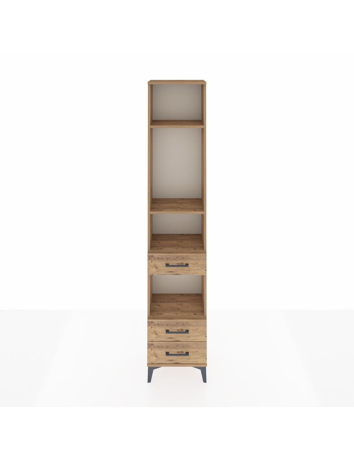 Arges Dolap 4 Raflı 3 Çekmeceli 44x30x221 - S28M093V9A